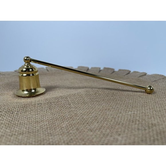 VINTAGE Partylite 9 inch Chatham Candle Snuffer BRASS N6035 FREE SHIPPING! - Picture 2 of 9